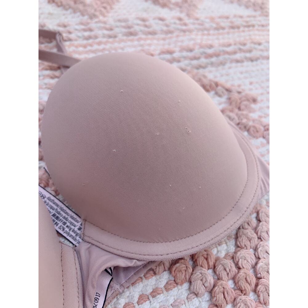 Nude Victoria's Secret The T-Shirt Lightly-Lined Full Coverage Bra 32C - Picture 6 of 8